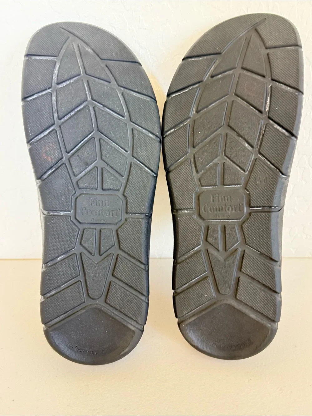 FINN COMFORT Cayman Brown Leather Slide Sandal Size EU 40 M US 7-7.5 W US 9-9.5